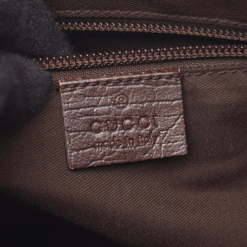 GUCCI Brown Leather Shoulder Bag - Picture 4 of 8